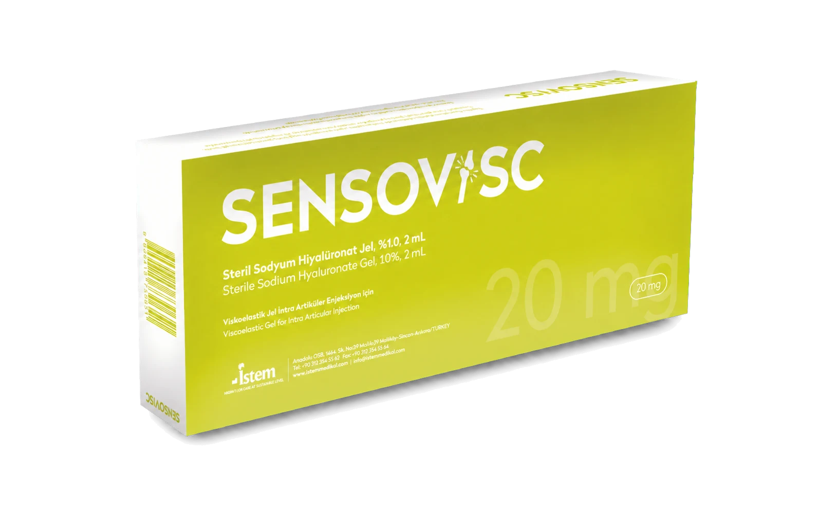 SENSOVISC 20 мг